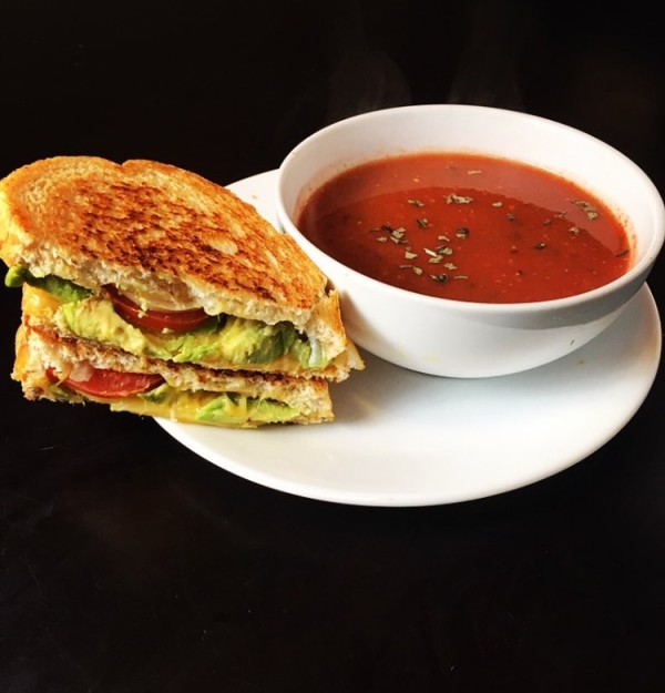 Gouda Grilled Cheese & Tomato Soup