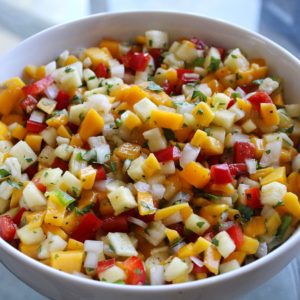 Easy Pineapple Mango Salsa